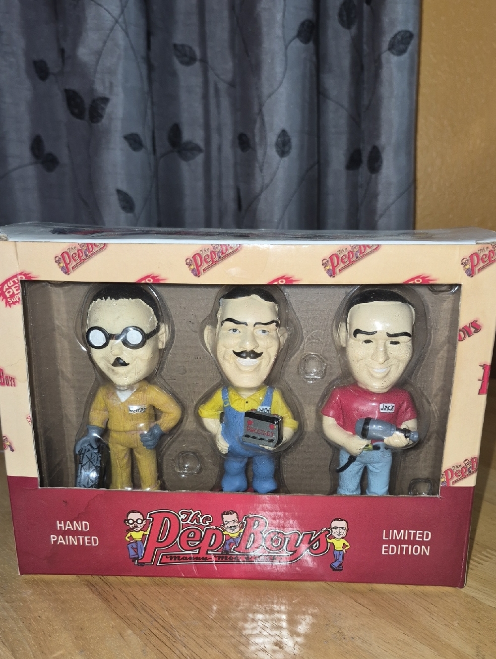 The Pep Boys Limited Edition Hand Painted Figurine Set - Multi